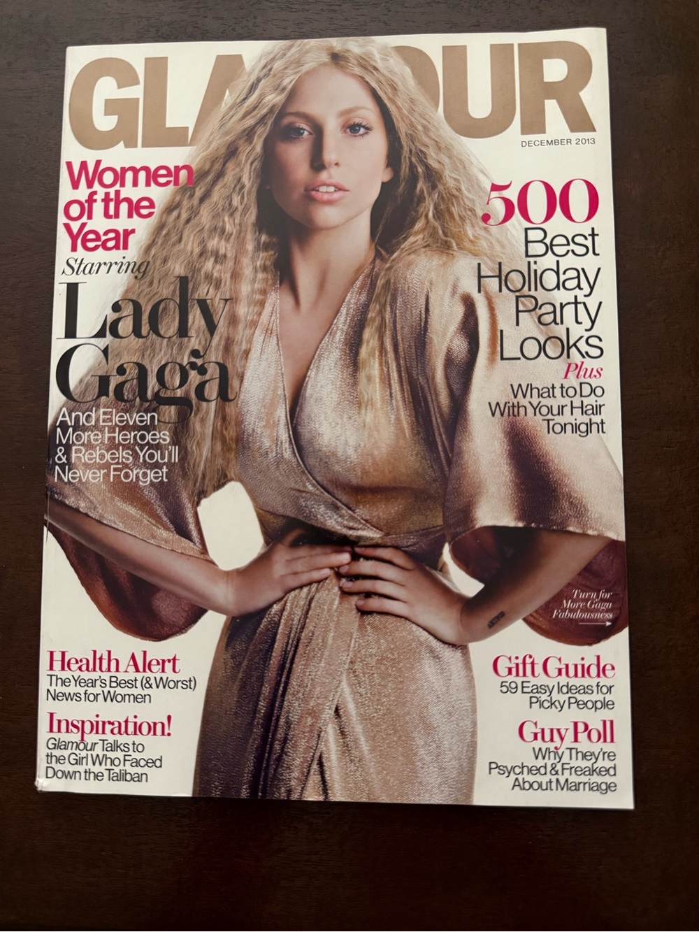 Glamour Magazine Lady Gaga
December 2013